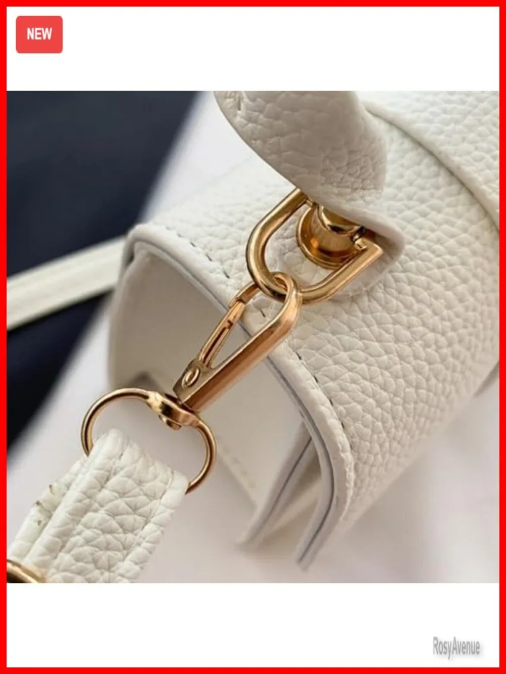 Mini Vegan Leather Top Handle Crossbody Clutch Purse